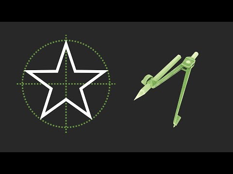 HOW TO DRAW A PERFECT STAR | Pentagram Construction