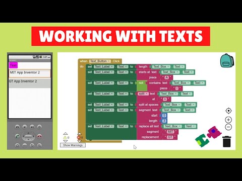 MIT App Inventor 2 Intro Lesson 5: Text Blocks