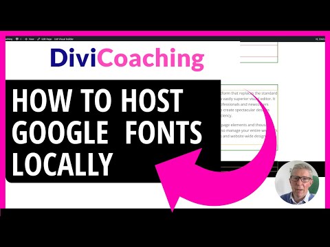 Host Google Fonts Locally in Divi