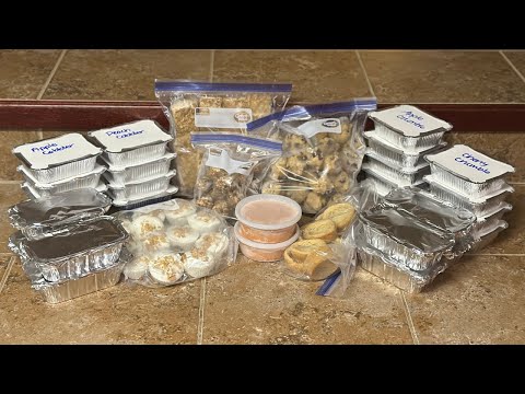 MEAL PREP with Me! HUGE Dessert and Snack Meal Prep for ONE!