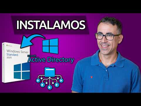 We installed Active Directory on Windows Server 2025