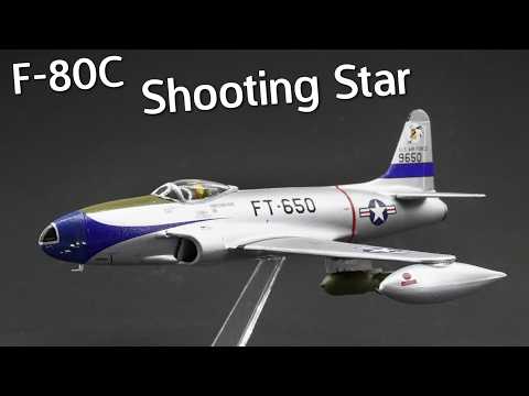 No Airbrush? No Problem! Airfix F-80C Shooting Star in 1/72 Scale - Plastic Model Kit Build & Review