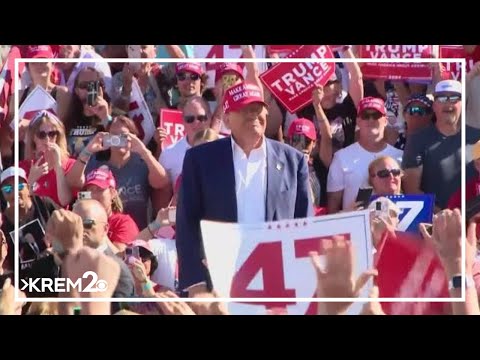 Former President Trump gains steam as VP Harris leads in several key states