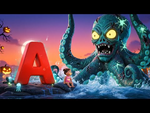 ABC Zombie Dance | Halloween Alphabet Song with Baby Anna Kids Songs