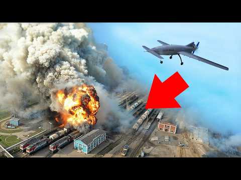 Ukrainian Drones STRIKE Russian Train Station – Then THIS Happened...