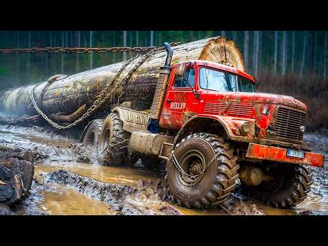 CAMINHÕES OFF-ROAD E MOTORISTAS INCRIVELMENTE HABILIDOSOS