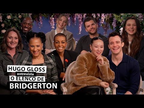 Hugo Gloss interviews the cast of "Bridgerton"