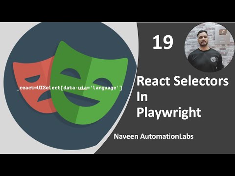 #19 - Handle React Application Selectors in Playwright || Playwright with Java