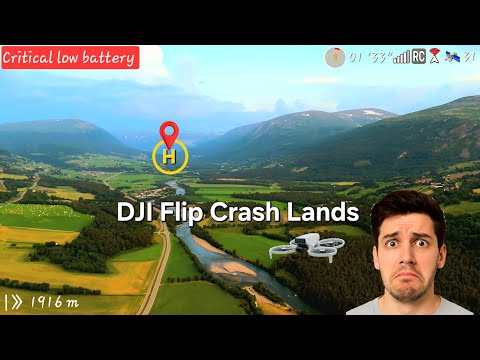 Range Test Gone Wrong: DJI Flip Crash Lands Miles From Homepoint 🥵
