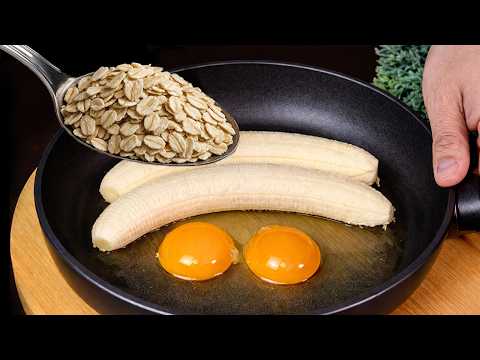 ❗️ Haferflocken mit Bananen mischen! Das Dessert ohne Backofen, nach dem alle suchen