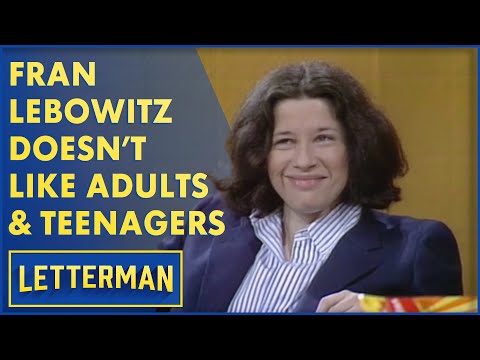 Fran Lebowitz Is Plotting Her Revenge | Letterman