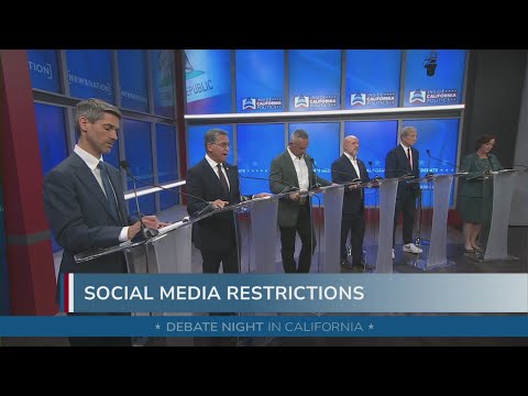 California's top governor candidates face off on the debate stage