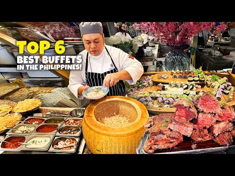 Top 6 BEST All You Can Eat BUFFETS in the Philippines! ULTIMATE Buffet Tour
