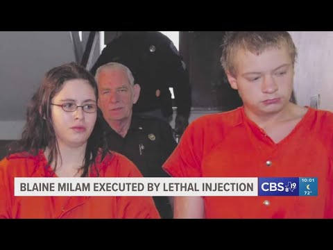 Blaine Milam executed Thursday by lethal injection