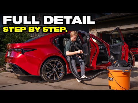 How I Do My FULL Detail Service - Make $100/hr