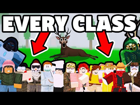 I Used EVERY CLASS in ONE VIDEO in 99 Nights in the Forest...