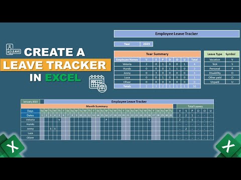 How to Create Leave Tracker in Excel