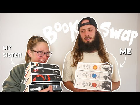 Swapping Book Series With My Sister | Reading Vlog