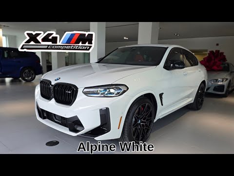 NEW ARRIVAL! 2025 BMW X4M Competition Alpine White on Sakhir Orange #bmw #x4m #f98