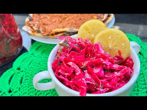 مخلل اللهانه الاحمره حضريها بيوم واحد ☝️ طرشي اللهانه