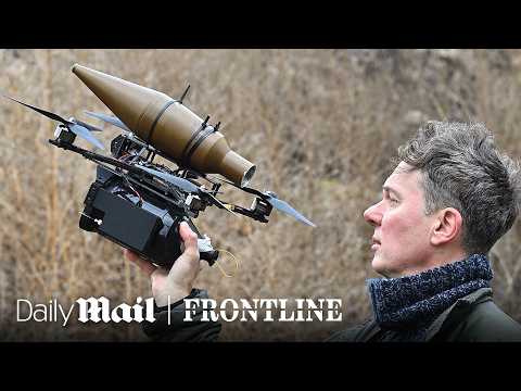 Why Ukraine War's Deadly Drones Are Now Flying By 12-Mile-Long ‘Wires' | Frontline | Daily Mail