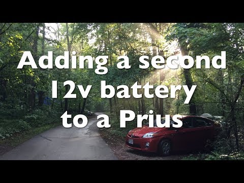 Add a second 12V battery to a Prius