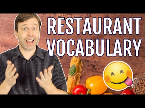 USEFUL RESTAURANT VOCABULARY YOU NEED TO KNOW π½οΈ