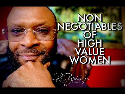 NON NEGOTIABLE STANDARDS OF A HIGH VALUE WOMAN by RC Blakes