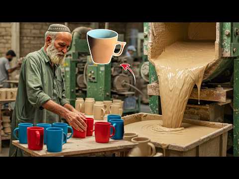 From Mud to Million-Dollar Mugs: Incredible Process of Manufacturing Luxury Coffee Cups
