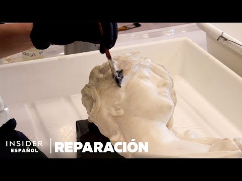 Cómo se restaura profesionalmente una escultura italiana de un siglo de antigüedad | Reparación