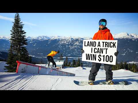 I Challenged Random Snowboarders for Money