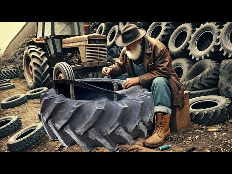 How to Fix a Damaged Sidewall on Tractor Tires Quickly | Tractor Tire Sidewall Cut Repair