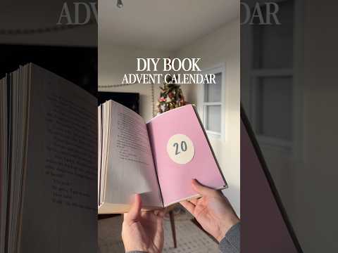 make your own BOOK ADVENT CALENDAR this year 📖🎄 #booklovers #diychristmas