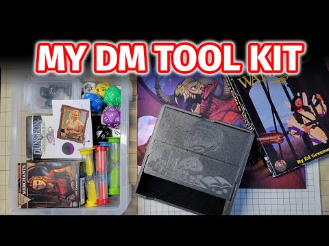 The Ultimate Dungeon Master Tool Kit - Dice, Cards, and Gadgets I use to run a D&D game.#dnd