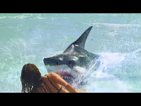 КРОВАВЫЙ ТРИЛЛЕР ПРО АКУЛ! РЫБОЛОВНАЯ КОМАНДА ОКРУЖЕНА БОЛЬШИМИ БЕЛЫМИ АКУЛАМИ! Акулья заводь