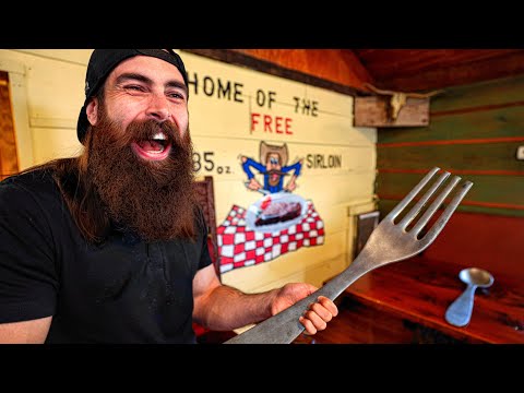 TRYING TO EAT THE BIGGEST STEAK IN TEXAS | TEXAS EP.5 | BeardMeatsFood