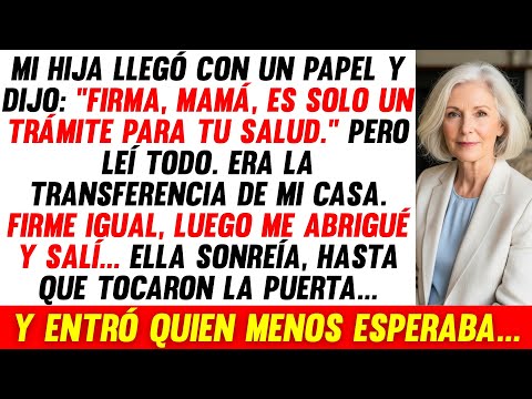 Mi Hija Me Hizo Firmar Mi Casa: “Es Solo Un Trámite”, Pero Después Tocaron La Puerta...