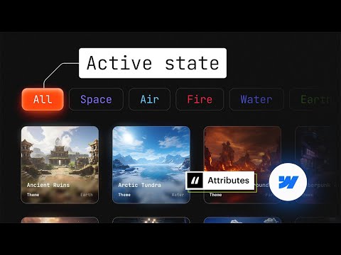 CMS filtering on a collection list in Webflow with an 'All' button