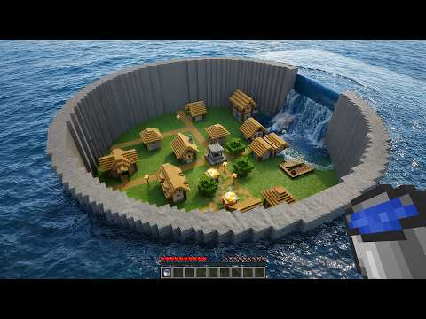 Realistic Water vs Village in Minecraft (what will happen?) - Compilation