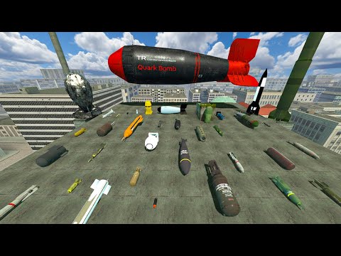 Testing the Most Powerful Nuclear Bombs in a City | GMod