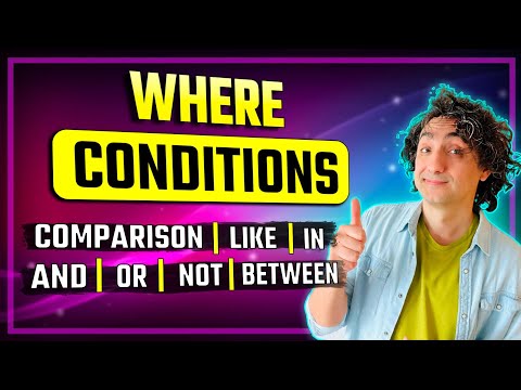 SQL WHERE Conditions (Visually Explained) | AND, OR, NOT, LIKE, BETWEEN, IN | #SQL Course 7