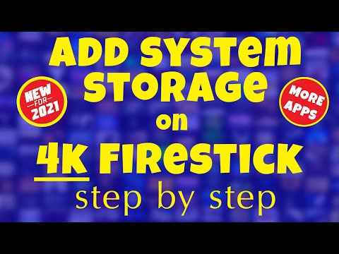 HOW TO ADD STORAGE TO YOUR 4K FIRESTICK - FIRE OS 6  | ROOM for MORE APPS