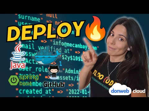 🔥DEPLOY de aplicación JAVA + SPRING BOOT + MySQL + Docker 🚀| @donwebcloud