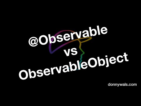 Comparing @Observable to ObservableObjects in SwiftUI
