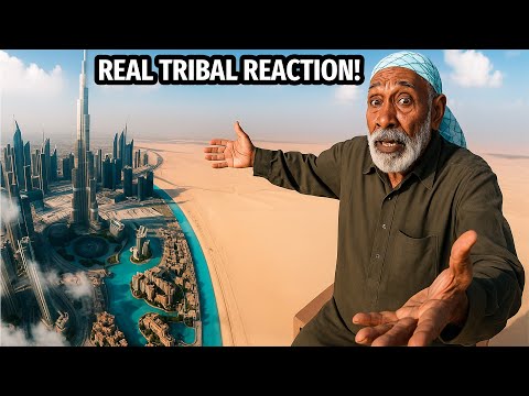 Tribal People's First Time Seeing Skyscrapers and Technology in Dubai!