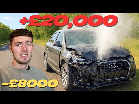I BOUGHT A £20,000 WRECKED AUDI FOR £8000!