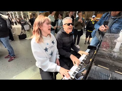 Dutch Girl Goes Bohemian On The Public Piano
