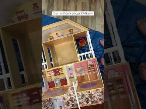 #dollhouse renovation part 2! #miniature #blythe #dolls