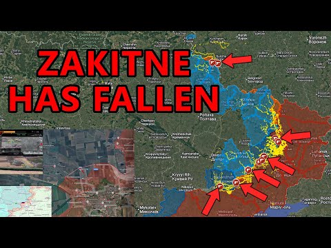 Russian Forces Capture Zakitne Securing Important Highway Connection To Lyman