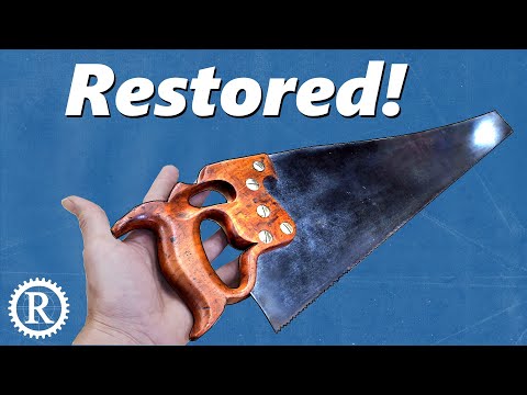 Restore a vintage handsaw and get working NOW!